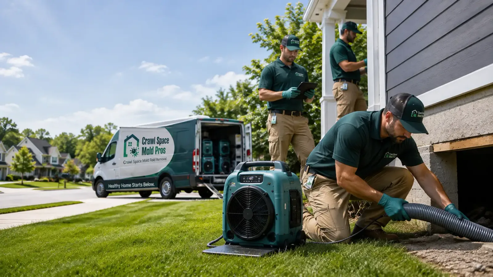 Crawl Space Mold Removal in Valley Lee, MD